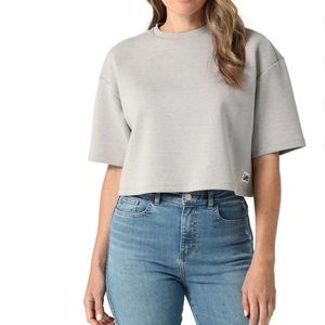 NWT Lee Heather Grey Cropped Top